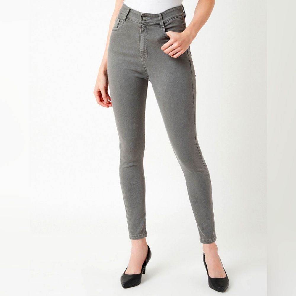 Et-boite Blue Way Company Japanese Grey High Waisted Grey Jeans XS